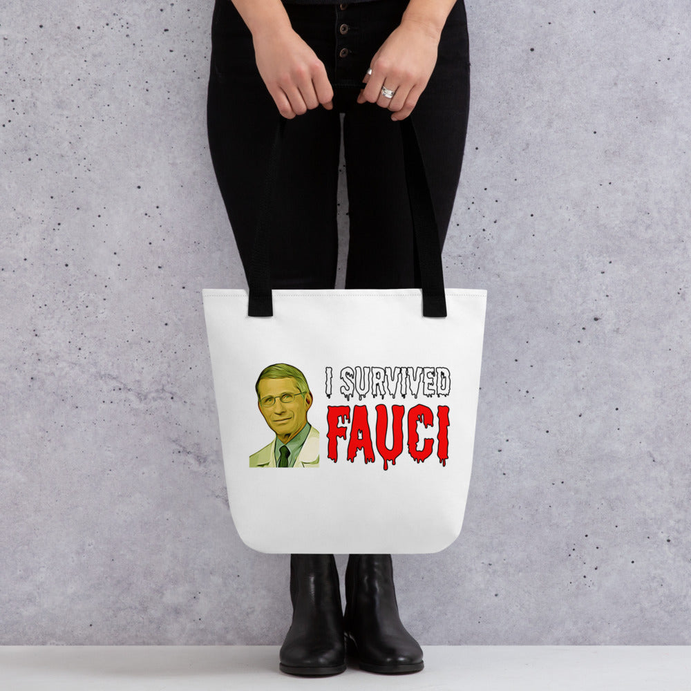 “I Survived Fauci” Tote-Bag