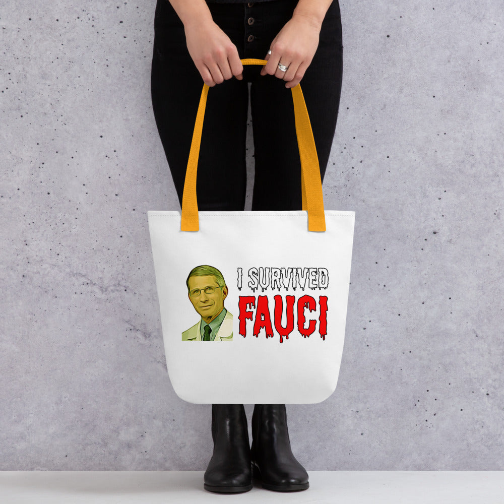 “I Survived Fauci” Tote-Bag